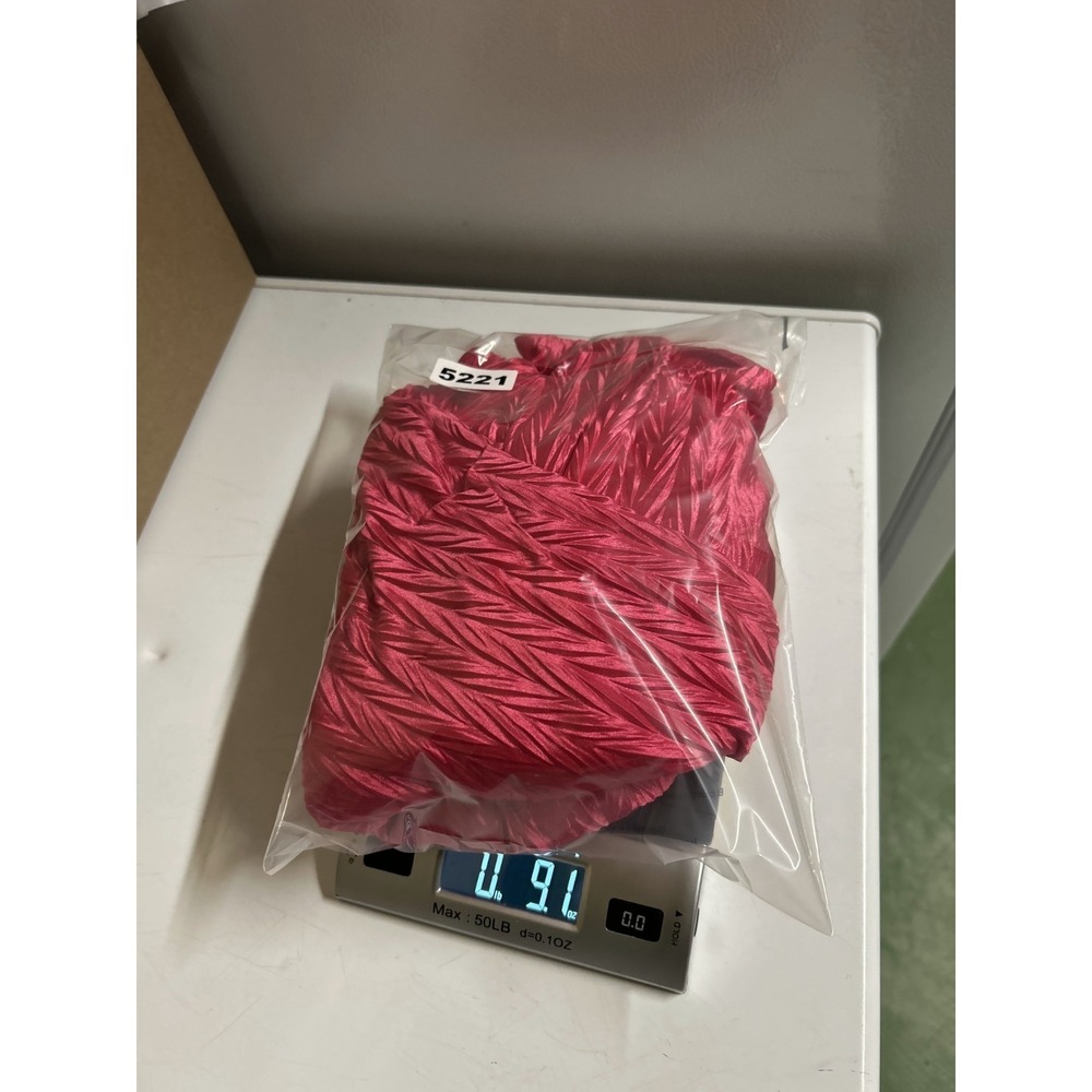 Maeve by Anthropologie Skirt Women's Size XS Pink Crinkle Mid Length Back Zip - Picture 7 of 7